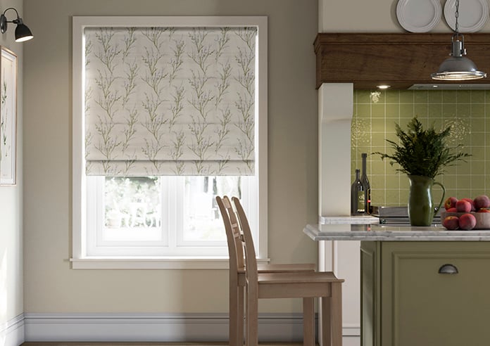 Laura Ashley Pussy Willow Embroidery, Hedgerow - Twist&Fit Roman Blind - Image 3